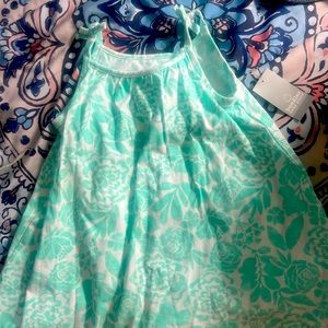 9-12 M Blue snap dress